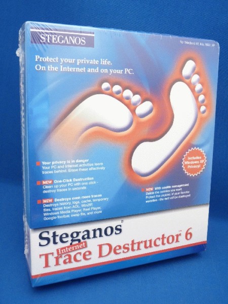 Software,Büro,Hacker,Steganos,Internet Trace Destructor,6,englisch.
